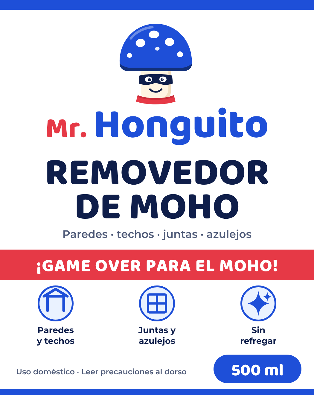 Etiqueta Mr. Honguito